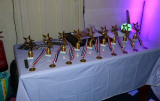 Awards ready for the Kent Family ceremony